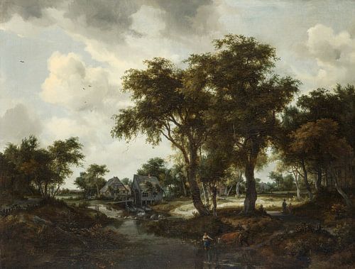 De watermolen (Het Trevor-landschap), Meindert Hobbema