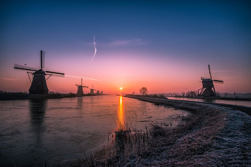 Sunrise Kinderdijk 2 par Henk Smit