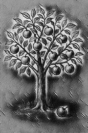 The apple does not fall from the tree again. by Jose Lok