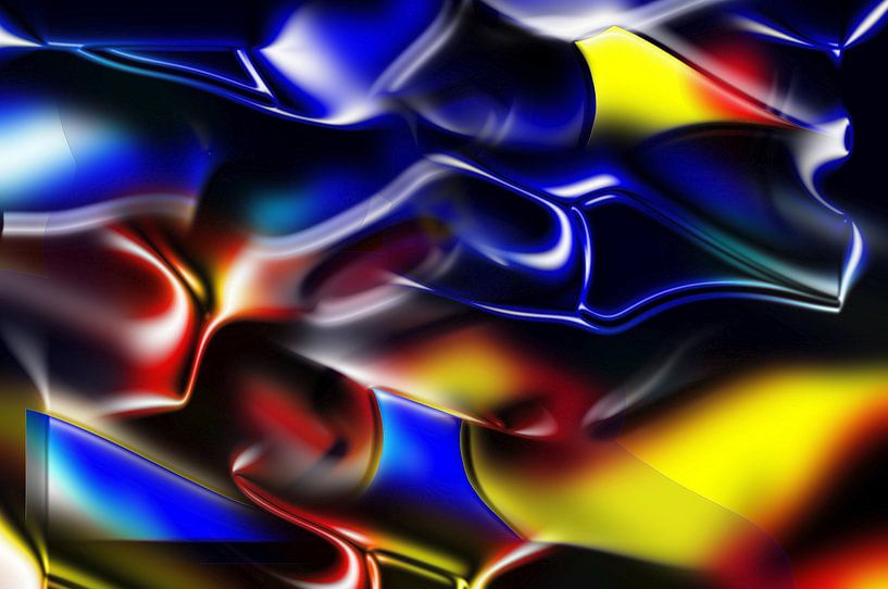 Thema: Verweven kleuren en lijnen van Karl-Heinz Petersitzke