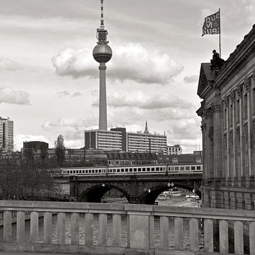 Bode-Museum mit Blick auf Berliner Fernsehturm van Silva Wischeropp