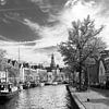 Hoge en Lage der Aa (zwart/wit) van Iconisch Groningen