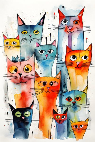 Strange cats by ARTemberaubend
