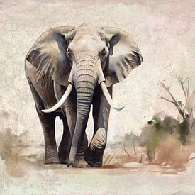 African elephant by Lucia