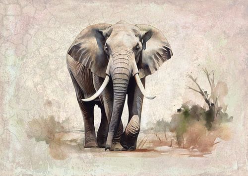 Afrikanischer Elefant von Lucia