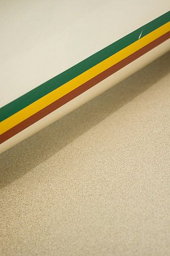 Colored stripes on sand background, аbstract