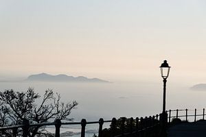 Romantischer Sonnenuntergang in Italien