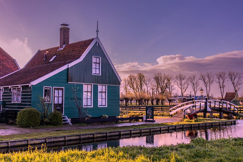 Gewächshaus in der Zaanse Schans Zaandam von Rick van de Kraats
