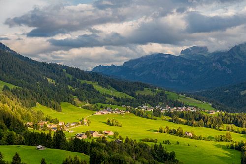 Prachtig alpenpanorama in Vorarlberg