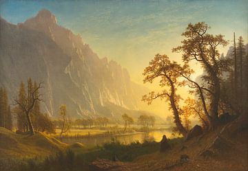 Sonnenaufgang, Yosemite Valley, Albert Bierstadt