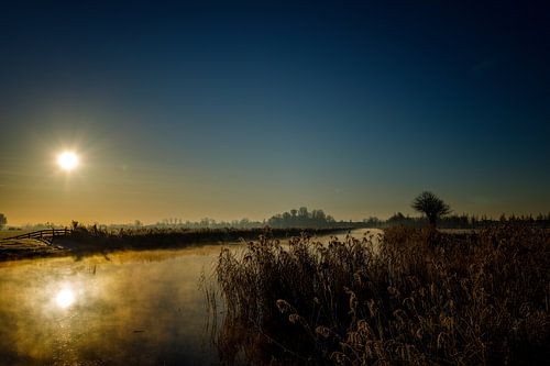 Water Friese landschap