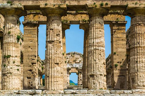Tempel van Poseidon in Paestum, Italië