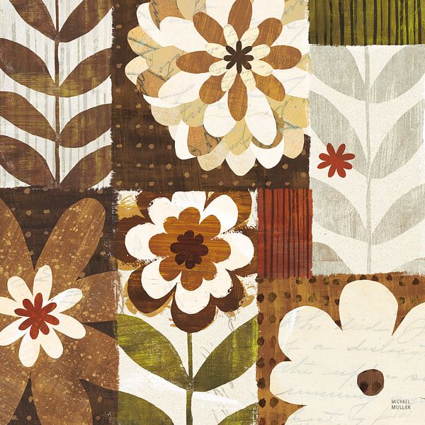 Happy Daisy Patchwork, Michael Mullan van Wild Apple