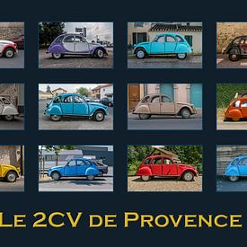 Collage de Citroën 2cv4 de Provence van Hans Kool