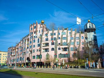 Huis Hundertwasser De groene citadel van Maagdenburg van t.ART