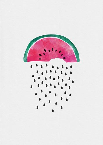 Wassermelone Regen