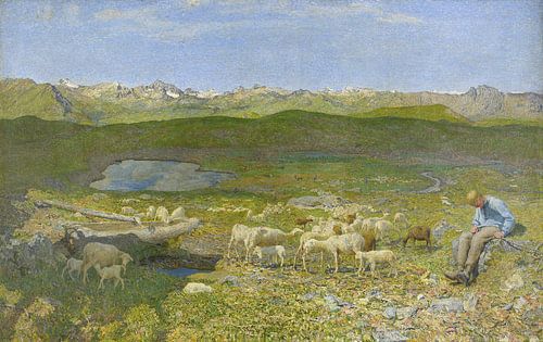 Alpenweide, Giovanni Segantini