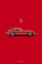 Auto's in Kleuren, Jaguar E-Type van Theodor Decker thumbnail