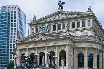 Oude Opera Frankfurt van Luis Emilio Villegas Amador
