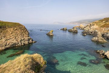 Rugged rocky coast of Costa da Morte, Galicia, Spain