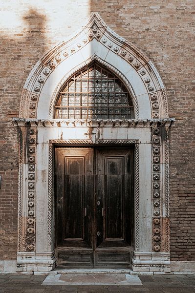 Prachtige deur in Venetië, Italië van Milene van Arendonk