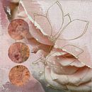 Abstracte Camelia Collage van Behindthegray thumbnail
