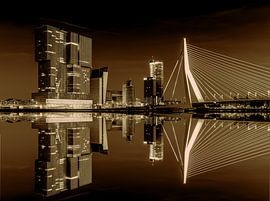 Erasmus Bridge - Nieuwe Maas, Rotterdam by Bas Meelker