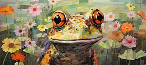 Grenouille sur Art Merveilleux