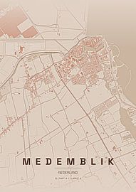 Map of Medemblik by Stef van Campen
