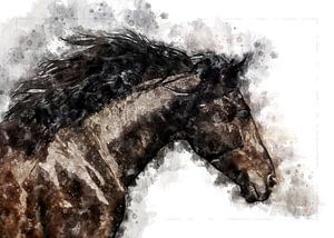 Cheval brun