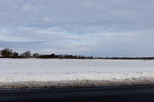 Ein sonniger Wintertag an der Ems