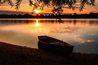 Rowing boat on the lake by Marcus Lanz thumbnail