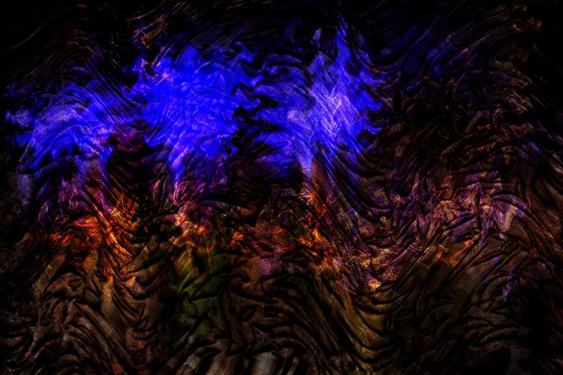 Concept abstract : Paarse emotie van Photoart-Naegele