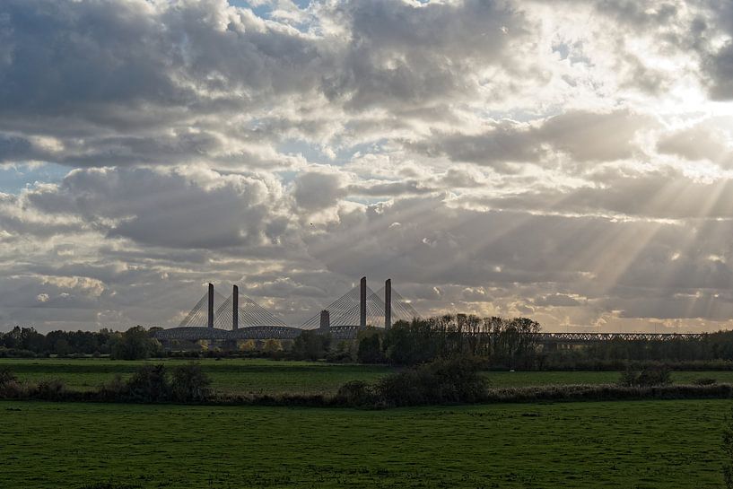 Martinus Nijhoff-brug bij Zaltbommel van BHotography