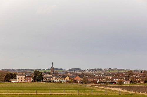 Uitzicht over Bocholtz in Zuid-limburg