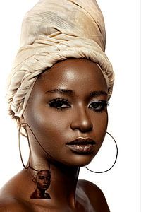 Afrikanische Frau "Double"