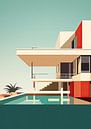 Bauhaus poster poster art print illustration by Niklas Maximilian thumbnail
