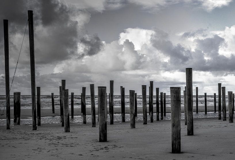 Beach Hats by Evert Middelbeek