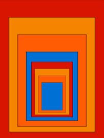 ART ABSTRAIT GÉOMÉTRIQUE MODERNE ET COLORÉ sur Online Arts