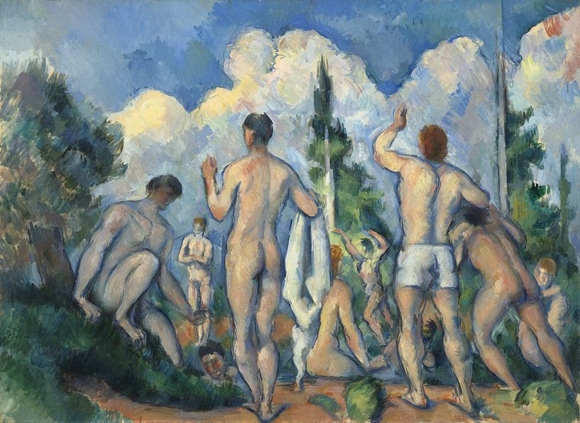 Paul Cézanne. Badende von 1000 Schilderijen