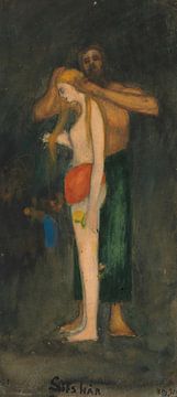 Karl Isakson - Het haar van Sif (1897) van Peter Balan