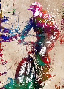 Radfahren #Radfahren #Sport #Fahrrad von JBJart Justyna Jaszke