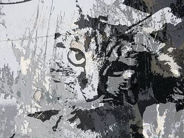Kattenkunst - Diva 2 van MoArt (Maurice Heuts)