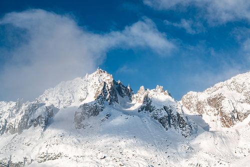Andermatt mountains in winter magic