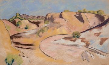 New Mexico (1918) door Marsden Hartley van Peter Balan