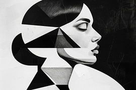 Portrait of a woman by Poster Art Shop