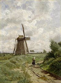 Moulin à vent près d'Ahrenshoop, Carl Malchin