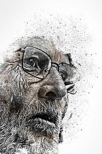 Portrait alter Mann