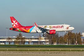 Air Malta Airbus A320 Neo in Nickelodeon-Lackierung. von Jaap van den Berg