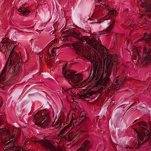 Abstract pink roses